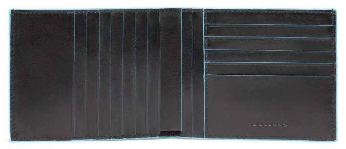 Кошелек мужской Piquadro Blue Square, кожа натуральная, черный  [pu1241b2r/n]
